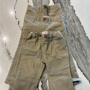 Lot (3) Cat & Jack Boys School Uniform Pants 4T
